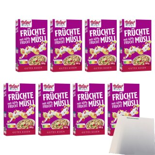 Hofgut Müsli Früchte VPE (8x500g Packung) + usy Block