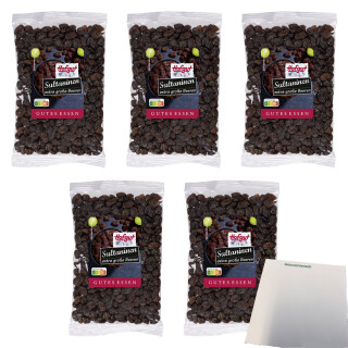 Hofgut Sultaninen ungeschwefelt VPE (5x200g Beutel) + usy Block