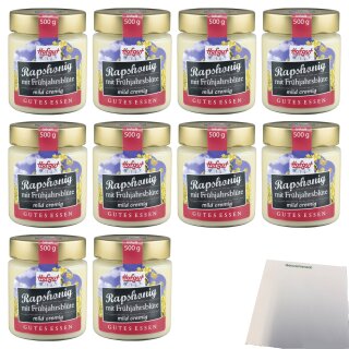 Hofgut Rapshonig VPE (10x500g Glas) + usy Block