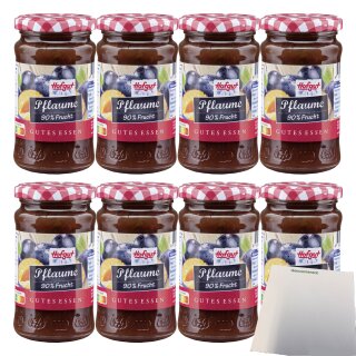 Hofgut Pflaumenmus Fruchtaufstrich VPE (8x250g Glas) + usy Block