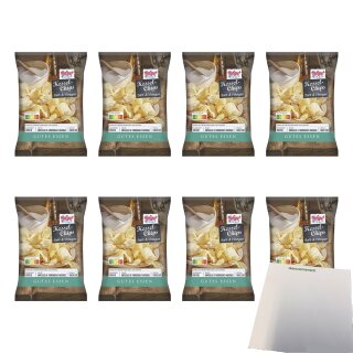 Hofgut Kessel Chips Salt & Vinegar VPE (8x150g Beutel) + usy Block