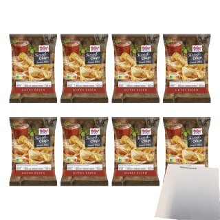 Hofgut Kessel Chips Sweet BBQ VPE (8x150g Beutel) + usy Block