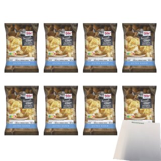 Hofgut Kessel Chips Salt & Pepper VPE (8x150g Beutel) + usy Block