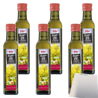 Hofgut Rapsöl mild VPE (6x250ml Flasche) + usy Block