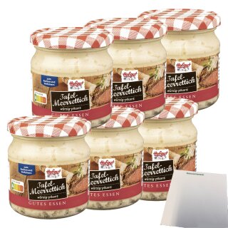 Hofgut Tafelmeerrettich VPE (6x200g Glas) + usy Block