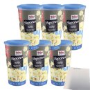 Hofgut Popcorn salzig Becher VPE (6x45g Becher) + usy Block