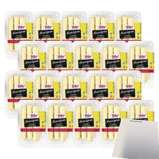 Hofgut Marzipanstangen Weiss VPE (20x100g Packung) + usy Block