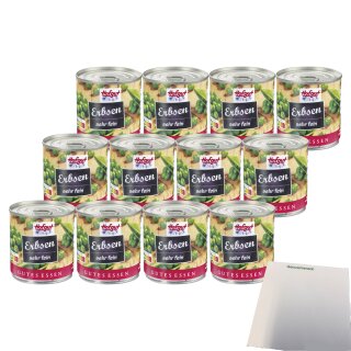 Hofgut Erbsen sehr fein VPE (12x212ml Dose) + usy Block