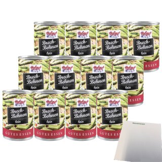 Hofgut Brechbohnen VPE (12x425ml Dose) + usy Block