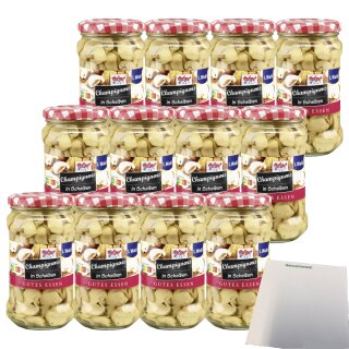 Hofgut Champignons in Scheiben VPE (12x314ml Glas) + usy Block