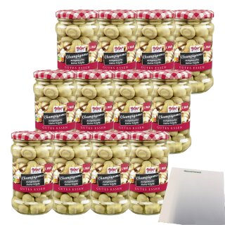 Hofgut Champignons Mini VPE (12x314ml Glas) + usy Block