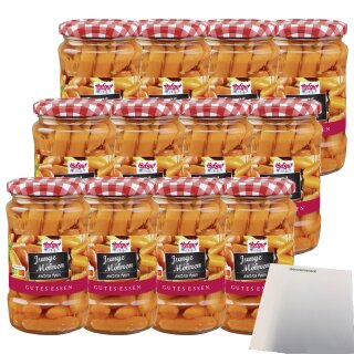 Hofgut Möhren extra fein VPE (12x370ml Glas) + usy Block