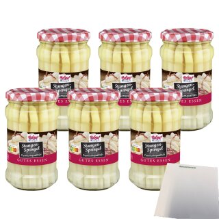 Hofgut Spargelstangen VPE (6x314ml Glas) + usy Block