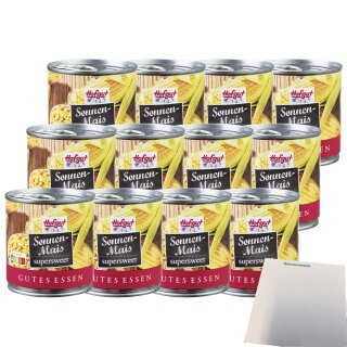Hofgut Sonnenmais VPE (12x212ml Dose) + usy Block