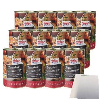 Hofgut Tomatencremesuppe VPE (12x400ml Dose) + usy Block