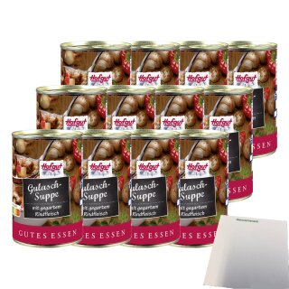 Hofgut Gulaschsuppe VPE (12x400ml Dose) + usy Block