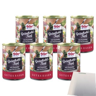 Hofgut Grünkohl mit Mettenden VPE (6x400g Dose) + usy Block