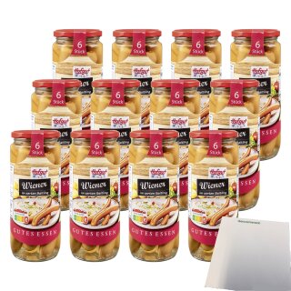 Hofgut Wiener Würstchen im Saitling VPE (12x250g Glas) + usy Block