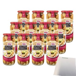 Hofgut Frankfurter Würstchen im Saitling VPE (12x250g Glas) + usy Block