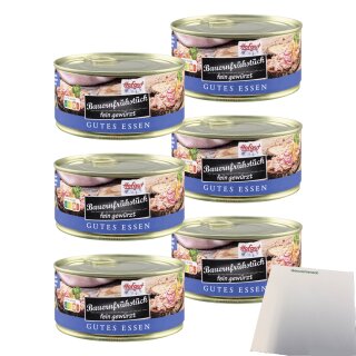Hofgut Bauernfrühstück Aufstrich VPE (6x300g Dose) + usy Block