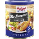 Hofgut Bockwurst in Naturdarm VPE (6x400g Dose) + usy Block