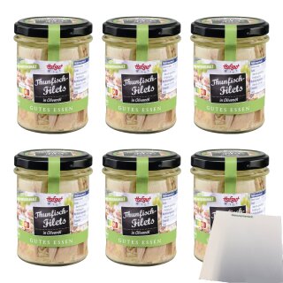 Hofgut Thunfisch Filets in Olivenöl VPE (6x190g Glas) + usy Block