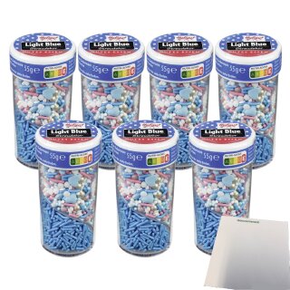 Hofgut Streudekor Twister Light Blue VPE (7x55g Dose) + usy Block