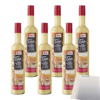Hofgut Eierlikör 20% vol. VPE (6x0,5l Flasche) + usy Block