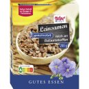 Hofgut Leinsamen geschrotet VPE (11x200g Packung) + usy Block