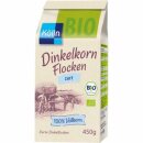 Kölln Dinkel Flocken zart 3er Pack (3x450g Packung) + usy Block