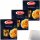 Barilla Tagliatelle all Uovo gelb 3er Pack (3x500g Packung) + usy Block