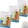 Jeden Tag Bio Vollkorn Kinderpasta Zoo 3er Pack (3x500g Packung) + usy Block