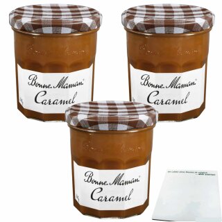 Bonne Maman Caramel 3er Pck (3x380g Glas) + usy Block