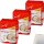Jeden Tag Haferflocken kernig 3er Pack (3x500g Packung) + usy Block