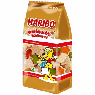 Haribo Weihnachtsbäckerei (250g Packung) Restposten Sonderpreis MHD 07.2024