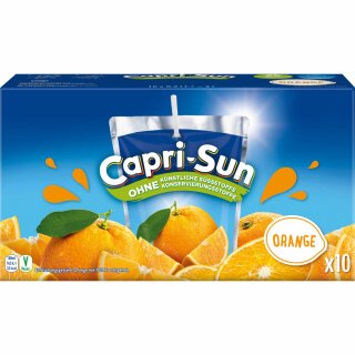 Capri-Sun Orange (10×200ml Packung) Restposten Sonderpreis MHD 31.05.2025