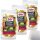 Hofgut Mangostreifen getrocknet 3er Pack (3x100g Beutel) + usy Block
