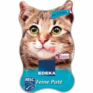 Edeka Herzstücke Feine Pate mit Kabeljau (85g Packung)
