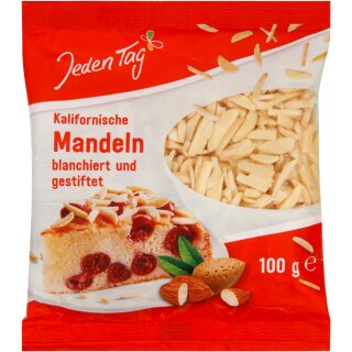 Jeden Tag Mandeln gestiftelt (100g)