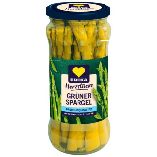 EDEKA Stangenspargel grün (330g Glas)