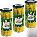 EDEKA Stangenspargel grün 3er Pack (3x330g Glas) +...