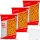 Jeden Tag Penne Rigate 3er Pack (3x500g Packung) + usy Block