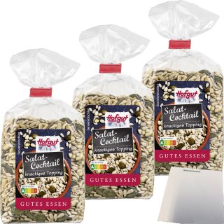Hofgut Salat Cocktail 3er Pack (3x150g Beutel) + usy Block