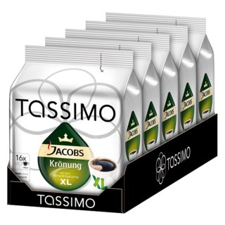 Tassimo T-Disc Jacobs Krönung XL Becherportion VPE (5x16 Portionen)