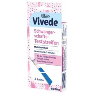 Elkos Vivede Schwangerschafts Teststreifen (1 Stück)