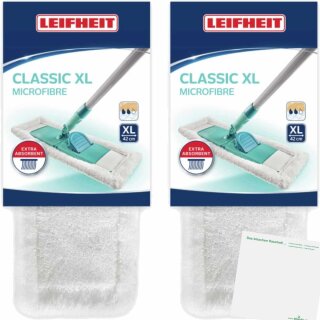 Leifheit Wischbezug Classic XL 2er Block + usy Block