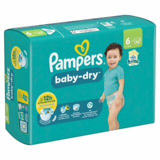Pampers Baby Dry Gr6 13-18kg Extra Large (22St Packung)
