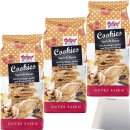 Hofgut Cookies Apfelstrudel 3er Pack (3x225g Packung) + usy Block