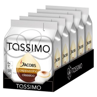 Tassimo T-Disc Jacobs Cappuccino Classico VPE (5x8 Portionen)