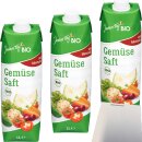 Jeden Tag Tomaten-Gemüsesaft (3x1l Packung) + usy Block